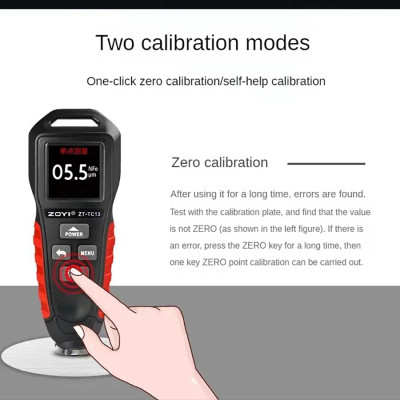 Máy Kiểm Tra Độ Dày Lớp Phủ Cầm Tay ABG zoyi ZT-TC13 Máy Kiểm Tra Bề Mặt Sơn, Đo Độ Dày Lớp Mạ Kẽm, Máy Đo Độ Dày Sơn,… Hàng Chính Hãng