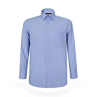 Áo sơ mi nam KHATOCO dài tay họa tiết A1MD498T1-CNIN579-2608-D