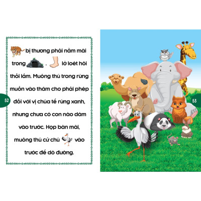 Combo 2 Quyển Phát Triển Tư Duy Và Ngôn Ngữ Cho Bé - Truyện Đọc Bằng Hình Ảnh - Truyện Ngụ Ngôn Việt Nam đặc sắc - ( VT)