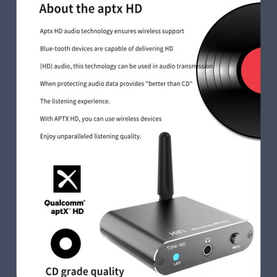 Hàng Chính Hãng - Bộ Thu Bluetooth D300-JA Bluetooth 5.2 Phạm Vi Kết Nối 10m Đa Dạng Kết Nối AUX 3.5mm Optical Coaxial Chế Độ Chuyển Đổi Linh Hoạt Đàm Thoại Rảnh Tay Âm Thanh Hi-Fi Hỗ Trợ Đa Định Dạng SBC AAC aptX-HD Pin Trâu 10 Tiếng Nhỏ Gọn - ROGTZ