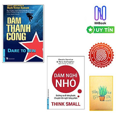Combo Dám Nghĩ Nhỏ Và Dám Thành Công ( Tặng sổ tay xương rồng)