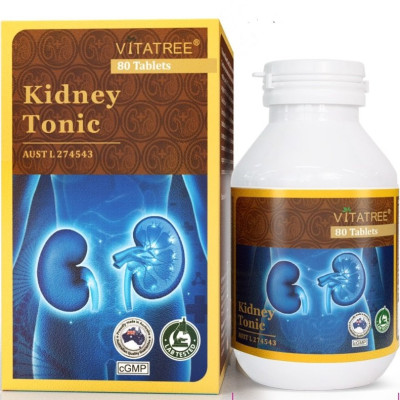 Viên uống bổ thận nam, nữ Vitatree Kidney Tonic , lọ 80v, nhập khẩu Úc