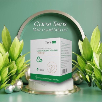 1 gói nhỏ canxi tiens thiên sư dạng bột hòa tan canxi hữu cơ