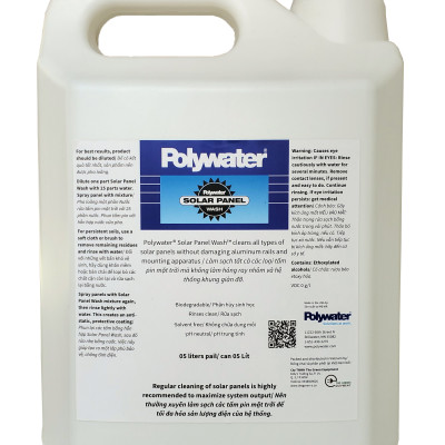 Hóa chất nước rửa vệ sinh tấm pin năng lượng mặt trời Polywater SPW - can 20 lít