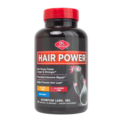 Viên Uống Mọc Tóc Hair Power Olympian Labs Giảm Gãy Rụng, Kích Thích Tóc Mọc Hiệu Quả (Hộp 40 Viên)