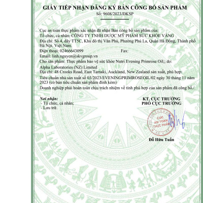 Viên Uống Bổ Sung Nội Tiết New Zealand Nutri Evening Primrose Oil 60 Viên | Giúp Bổ Sung Nội Tiết Tố - Nhập Khẩu Chính Hãng