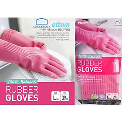 Găng tay Lock&Lock ETM801P cỡ L39cm cao su tự nhiên