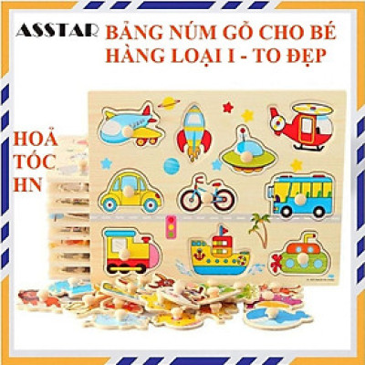 Bảng Núm Gỗ, Đồ Chơi Gỗ Nhiều Chủ Đề, Đồ Chơi Giáo Dục Sớm Cho Bé, Đồ Chơi Trẻ Em Asstar