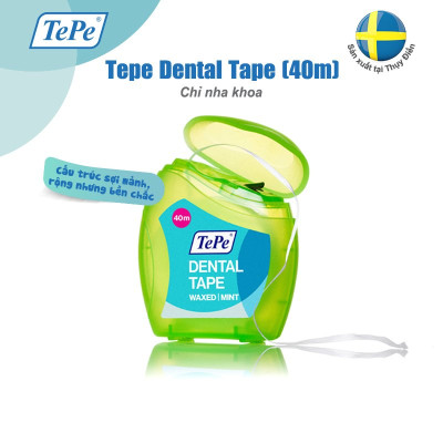 Chỉ nha khoa hương bạc hà Tepe Dental Floss 40m (cuộn 40m)