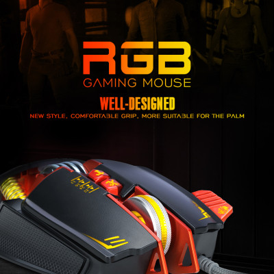 Chuột Gaming T-Wolf V9 Led USB - Hàng Chính Hãng