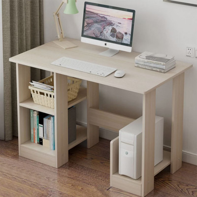 Bàn liền giá sách gỗ CN SMLIFE Darkstar