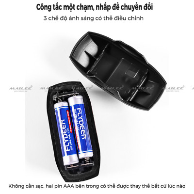 Đèn Hậu Xe Đạp LED RPL-2230 Nhấp Nháy Sáng Cao Gắn Trụ Yên An Toàn Ban Đêm Xe Đạp Địa Hình (chạy pin AAA) - Mai Lee