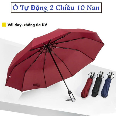 Ô Dù Chống Tia UV Chống Nắng Che Mưa Và Thanh Đỡ Bằng Hợp Kim Nhôm - Gấp Gọn Dễ Dàng- Hàng Chính Hãng ( Giao màu ngẫu nhiên)