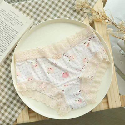 COMBO 5 QUẦN LÓT NỮ THUN LẠNH VIỀN REN HỌA TIẾT XINH XẮN 1735