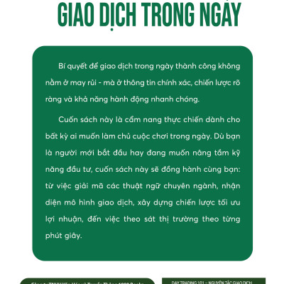 Nguyên Tắc Giao Dịch Trong Ngày - Day Trading 101