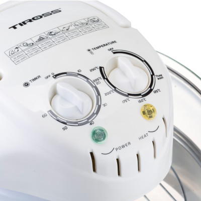 Lò Nướng Thủy Tinh Halogen Tiross TS967 12L - Hàng chính hãng 