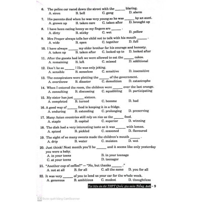 Sách - Tài Liệu Ôn Thi THPT Môn Tiếng Anh ( HA2)