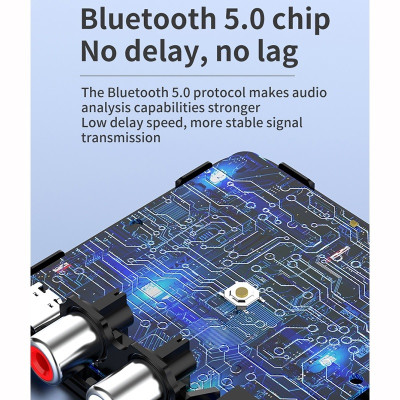 Hàng Chính Hãng - Bộ Thu Phát BT-21JA Bluetooth 5.0 Phạm Vi Kết Nối 15m Chế Độ Chuyển Đổi Linh Hoạt RX TX Âm Thanh Hi-Fi Hỗ Trợ Đàm Thoại Tương Thích Rộng Rãi Android Ios TV PC Loa Pin Li-Polymer 200mAh Nhỏ Gọn Dễ Sử Dụng - ROGTZ