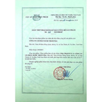 Trạch Tả PQA Giúp Thanh Nhiệt Lợi Niệu, Hỗ Trợ Giảm Nguy Cơ Hình Thành Sỏi Thận Hộp 12 Gói