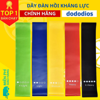 Dây kháng lực tập gym mini band dododios PK5109 hỗ trợ tập chân, đùi, mông, tay