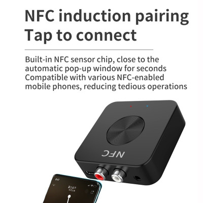 Hàng Chính Hãng - Bộ Thu Phát BT-21JA Bluetooth 5.0 Phạm Vi Kết Nối 15m Chế Độ Chuyển Đổi Linh Hoạt RX TX Âm Thanh Hi-Fi Hỗ Trợ Đàm Thoại Tương Thích Rộng Rãi Android Ios TV PC Loa Pin Li-Polymer 200mAh Nhỏ Gọn Dễ Sử Dụng - ROGTZ