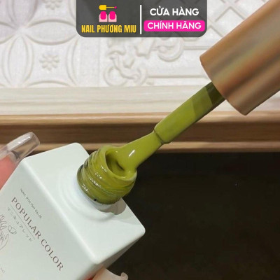 Sơn Gel Lẻ Màu Xanh Bơ XEIJAYI Popular Color Làm Nail, Sơn Xanh Mùa Hè Cao Cấp Chai 15ml Cỏ Úa Bền Màu Nữ Women