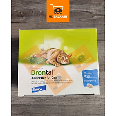 [1 Viên] Xổ Giun Drontal Cho Mèo ELANCO Drontal Cat