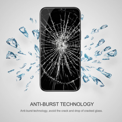 Miếng dán kính cường lực iPhone 12 / iPhone 12 Pro 6.1 inch hiệu Nillkin Amazing CP+ Pro  full màn hình 3D mỏng 0.23mm, Kính ACC Japan, Chống Lóa, Hạn Chế Vân Tay - Hàng chính hãng