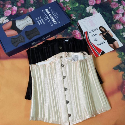 Đai nịt bụng Corset (gen siết giảm eo) 24 xương thép đơn Italy