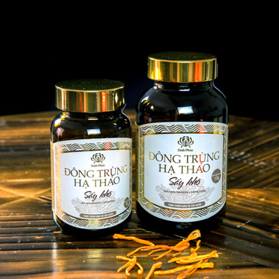 Thực phẩm chức năng Đông trùng hạ thảo Sinh Phúc - Sấy khô - Lọ 10g