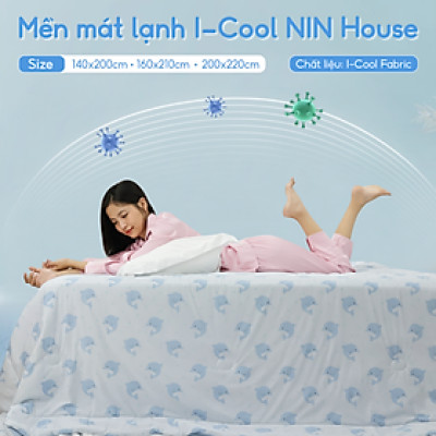 [CHĂN HÈ MÁT LẠNH] Mền lạnh I Cool Advance NIN House NM8028 2mx2m2 | Chăn chần cotton Ice Silk, Chăn điều hoà nhiều độ