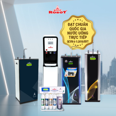 Máy Lọc Nước ROBOT Spring Pro 410G-UR Chức Năng Lọc Tích Hợp R.O + UF - Hàng Chính Hãng