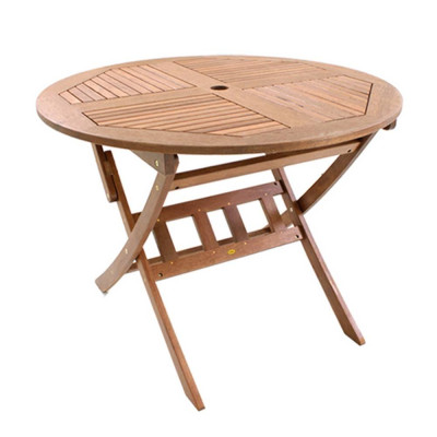 Bộ Bàn Punai 4 Ghế Xếp Paradiso IBIE NS4002A (100 x 100 x 72 cm) - Nâu