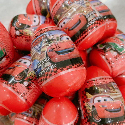 Hộp Trứng đồ chơi Mini cars