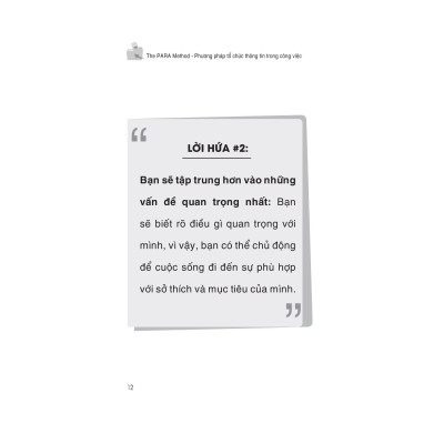 The PARA Method - Phương Pháp Tổ Chức Thông Tin Trong Công Việc