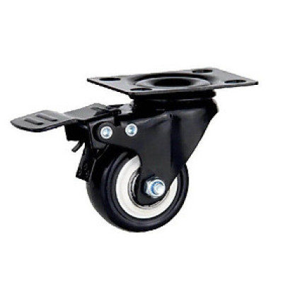 Bộ 4 Bánh Xe Đẩy Hàng 5cm Có Khoá và Không Khoá Chịu Tải Cao