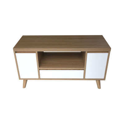 Kệ Tivi Gỗ MDF Phủ Melamine Màu Vàng Cánh Trắng ViVa Đẹp Gía Rẻ