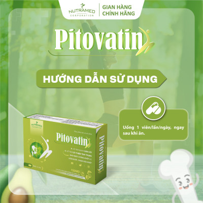 Viên uống Pitovatin hỗ trợ giảm đau nhức xương khớp do viêm và thoái hoá khớp (30 viên) - Nutramed