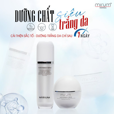 Tinh Chất dưỡng trắng da #Nám, #Tàn_Nhang & Làm_Trắng Da Mirum 45ml – Mirum Glow Synergy Serum