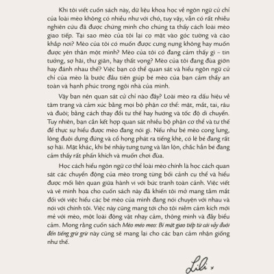 Méo Mèo Meo - Bí Mật Giao Tiếp Từ Cái Vẫy Đuôi Đến Tiếng Grừ Grừ - SGB