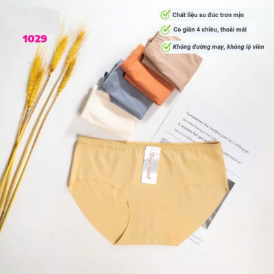 Combo 5 Quần Lót Nữ Su Đúc Trơn Sister Hood P1029 – Seamless, Co Giãn 4 Chiều, Không Đường Viền