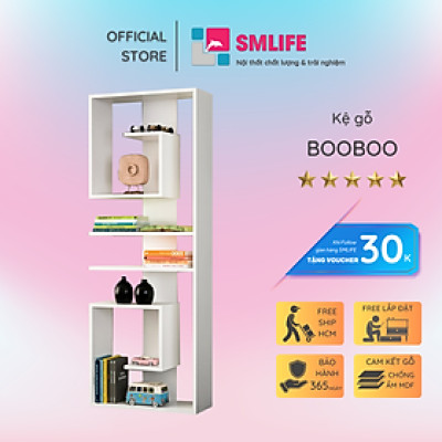 Giá sách gia đình thiết kế hiện đại SMLIFE Booboo