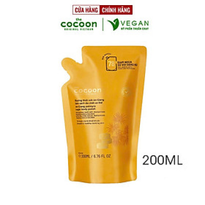 Túi Refill - Túi Refill đường thốt nốt An Giang làm sạch da chết cơ thể cocoon 200ml