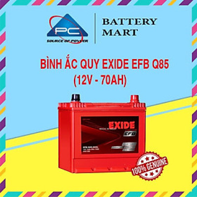Bình Ắc Quy EXIDE EFB Q85 12V-70Ah