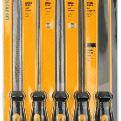 BỘ DŨA THÉP GỖ 5 CÂY 200MM,8