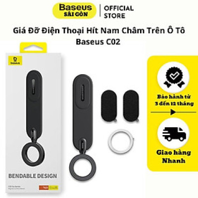 Giá đỡ Baseus C02 Go Series Mag.netic Car Phone Mount Cluster Hít Nam Châm Trên Ô Tô- hàng chính hãng