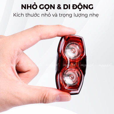 Đèn Hậu Xe Đạp LED RPL-2230 Nhấp Nháy Sáng Cao Gắn Trụ Yên An Toàn Ban Đêm Xe Đạp Địa Hình (chạy pin AAA) - Mai Lee