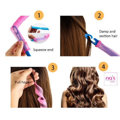 12 lô uốn tóc gợn sóng nước retro rê tro hàn quốc