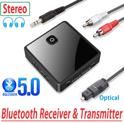ROGTZ - Bộ Thu Phát Âm Thanh Bluetooth FZ-380 Chế Độ Linh Hoạt Kết Nối Đa Dạng Optical 3.5mm Kết Nối Đa Thiết Bị Bluetooth 5.0 Giao Thức AVRCP, A2DP Khoảng Cách 10m Pin Lithium 300mah Nhỏ Gọn Hàng Chính Hãng