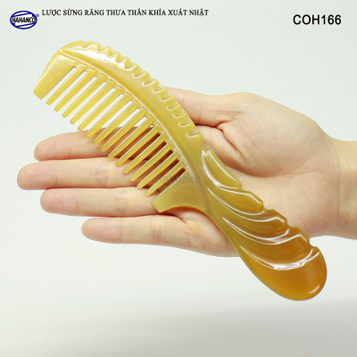 Lược sừng răng thưa cho mọi loại tóc (Size: L - 18cm) COH166 - Chăm sóc tóc